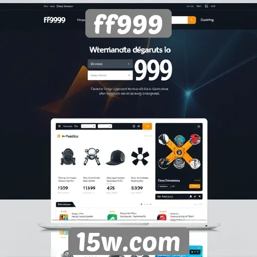 Análise da interface do usuário do site ff999